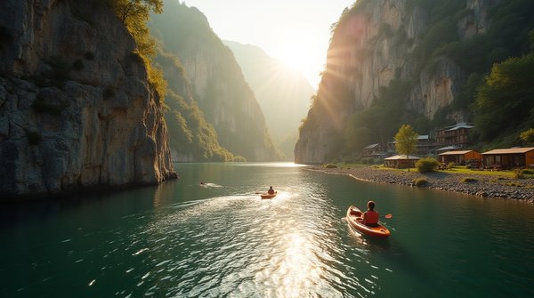 Gorges ardèche kayak : naviguer dans le canyon avec le camping le pommier